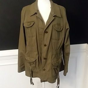 Maurice Camo Green Safari Jacket